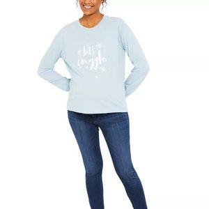 Motherhood Maternity Let's Snuggle Graphic-Print Maternity T-Shirt